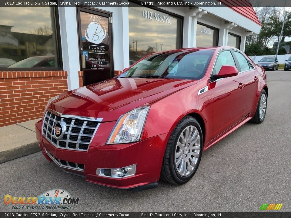 2013 Cadillac CTS 3.6 Sedan Crystal Red Tintcoat / Cashmere/Cocoa Photo #2