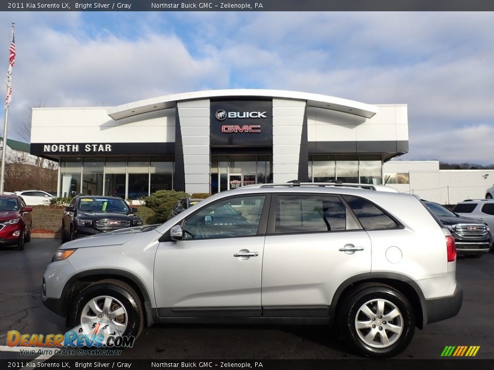 2011 Kia Sorento LX Bright Silver / Gray Photo #1