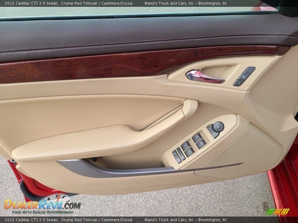 2013 Cadillac CTS 3.6 Sedan Crystal Red Tintcoat / Cashmere/Cocoa Photo #4