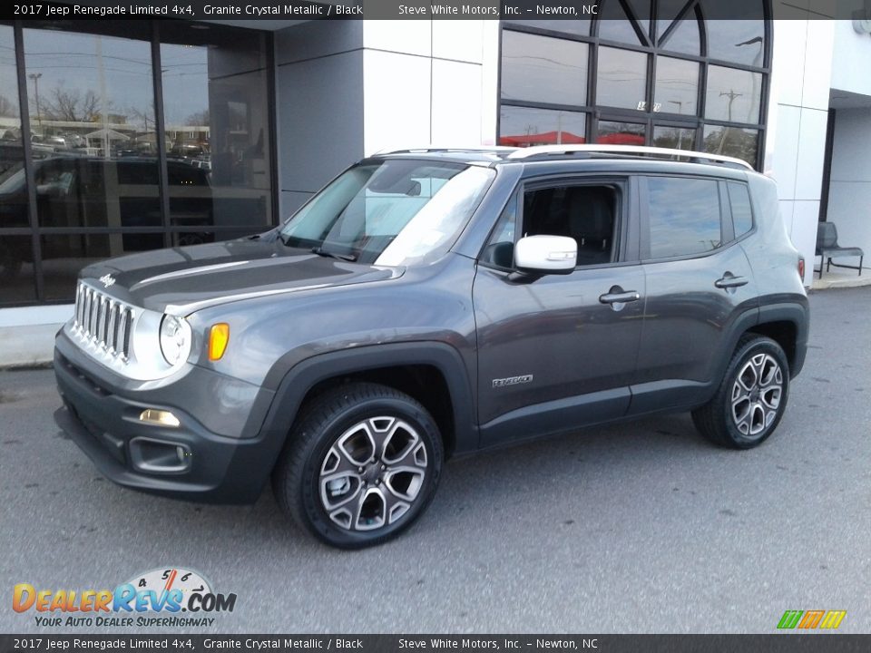 2017 Jeep Renegade Limited 4x4 Granite Crystal Metallic / Black Photo #2