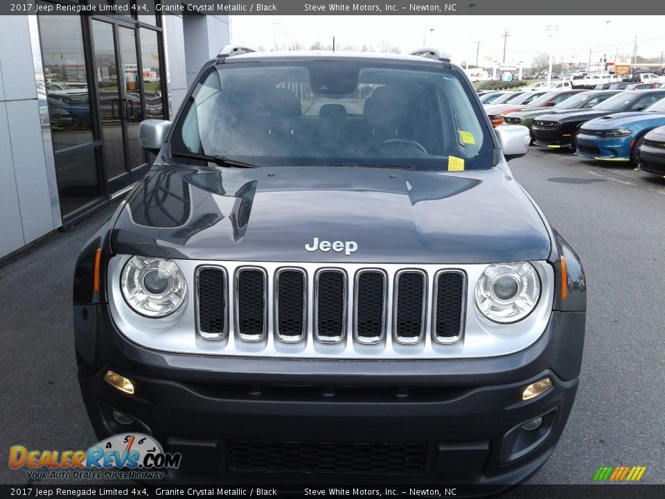 2017 Jeep Renegade Limited 4x4 Granite Crystal Metallic / Black Photo #3