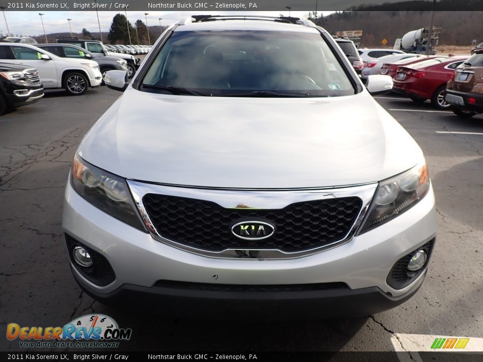 2011 Kia Sorento LX Bright Silver / Gray Photo #3