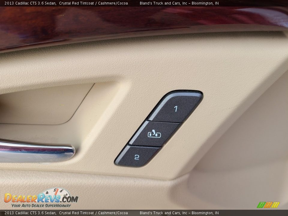 2013 Cadillac CTS 3.6 Sedan Crystal Red Tintcoat / Cashmere/Cocoa Photo #6