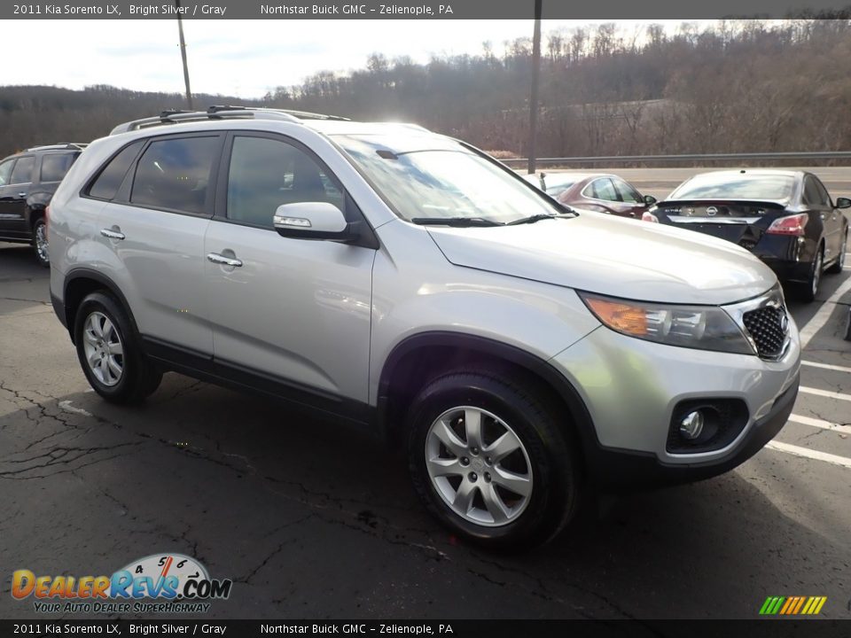 2011 Kia Sorento LX Bright Silver / Gray Photo #4