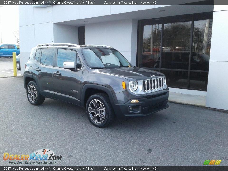 2017 Jeep Renegade Limited 4x4 Granite Crystal Metallic / Black Photo #5