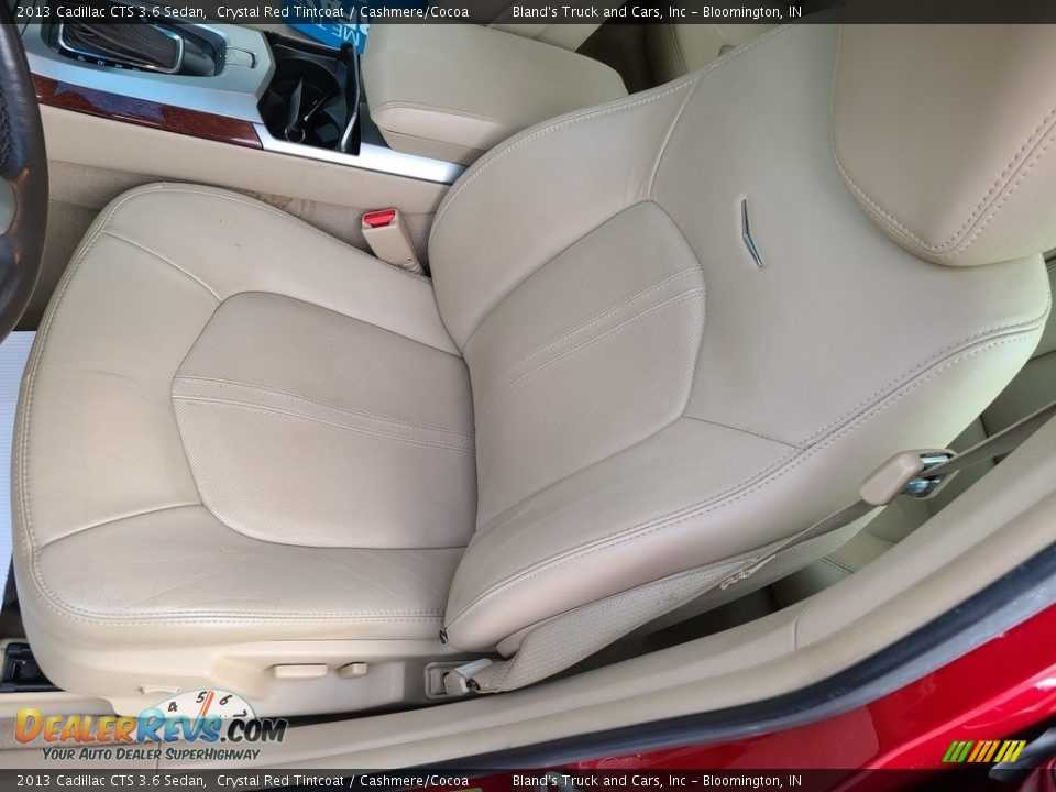 2013 Cadillac CTS 3.6 Sedan Crystal Red Tintcoat / Cashmere/Cocoa Photo #9