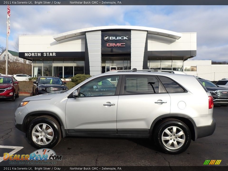 2011 Kia Sorento LX Bright Silver / Gray Photo #13