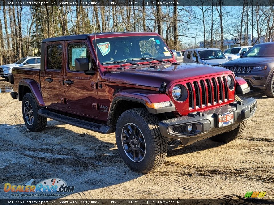 2021 Jeep Gladiator Sport 4x4 Snazzberry Pearl / Black Photo #1