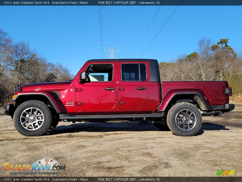 2021 Jeep Gladiator Sport 4x4 Snazzberry Pearl / Black Photo #4