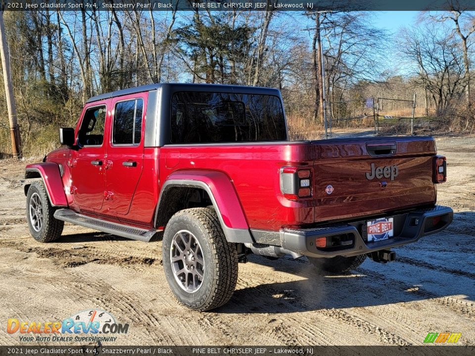 2021 Jeep Gladiator Sport 4x4 Snazzberry Pearl / Black Photo #6