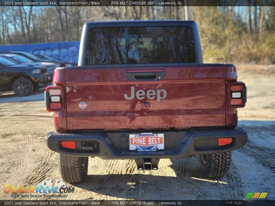 2021 Jeep Gladiator Sport 4x4 Snazzberry Pearl / Black Photo #7