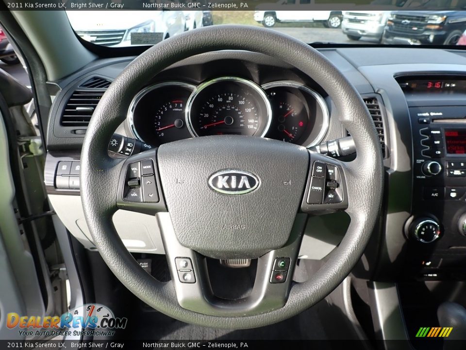 2011 Kia Sorento LX Bright Silver / Gray Photo #21