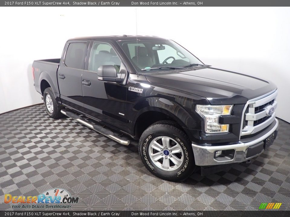 2017 Ford F150 XLT SuperCrew 4x4 Shadow Black / Earth Gray Photo #3