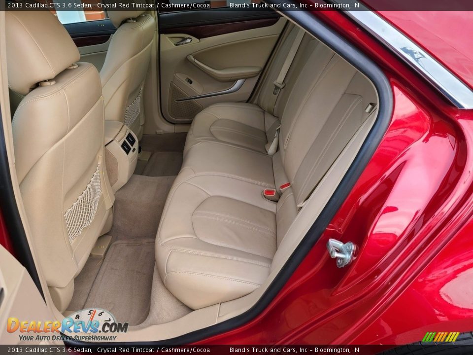 2013 Cadillac CTS 3.6 Sedan Crystal Red Tintcoat / Cashmere/Cocoa Photo #34