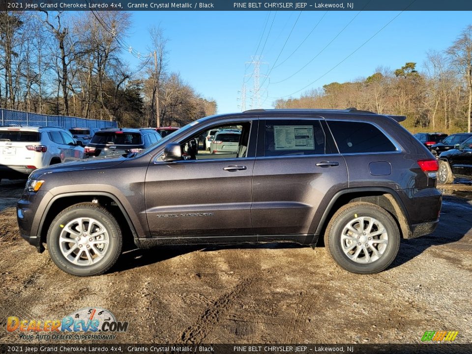 2021 Jeep Grand Cherokee Laredo 4x4 Granite Crystal Metallic / Black Photo #4