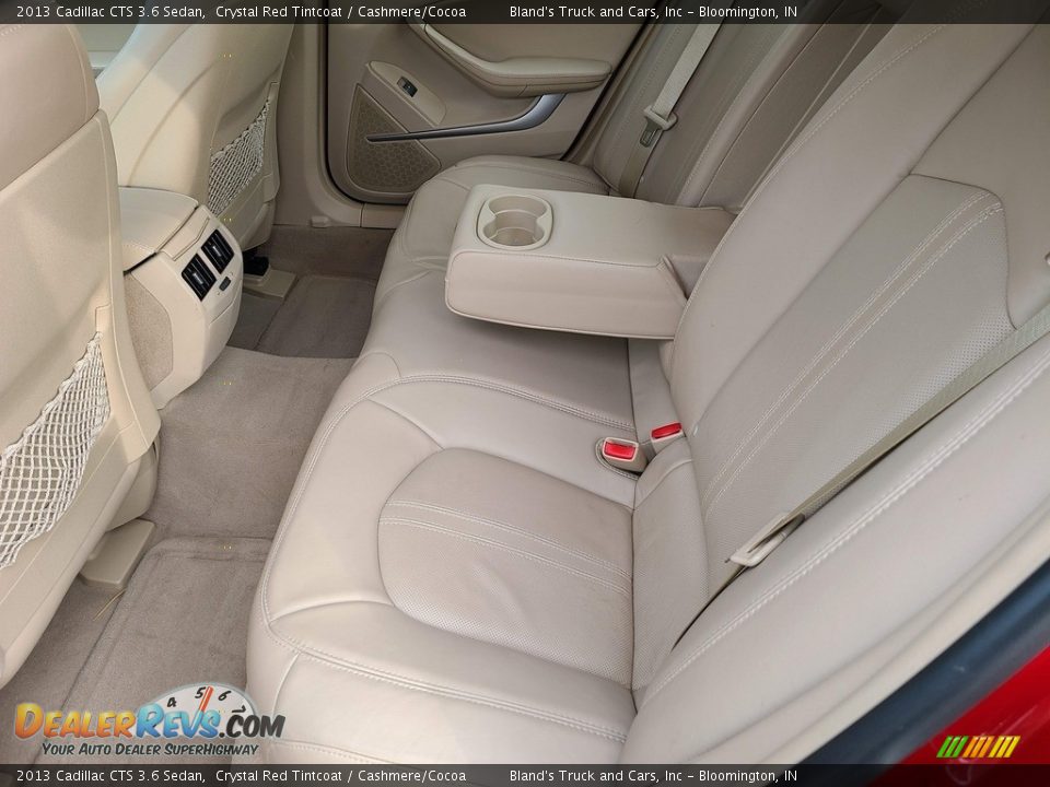 2013 Cadillac CTS 3.6 Sedan Crystal Red Tintcoat / Cashmere/Cocoa Photo #35