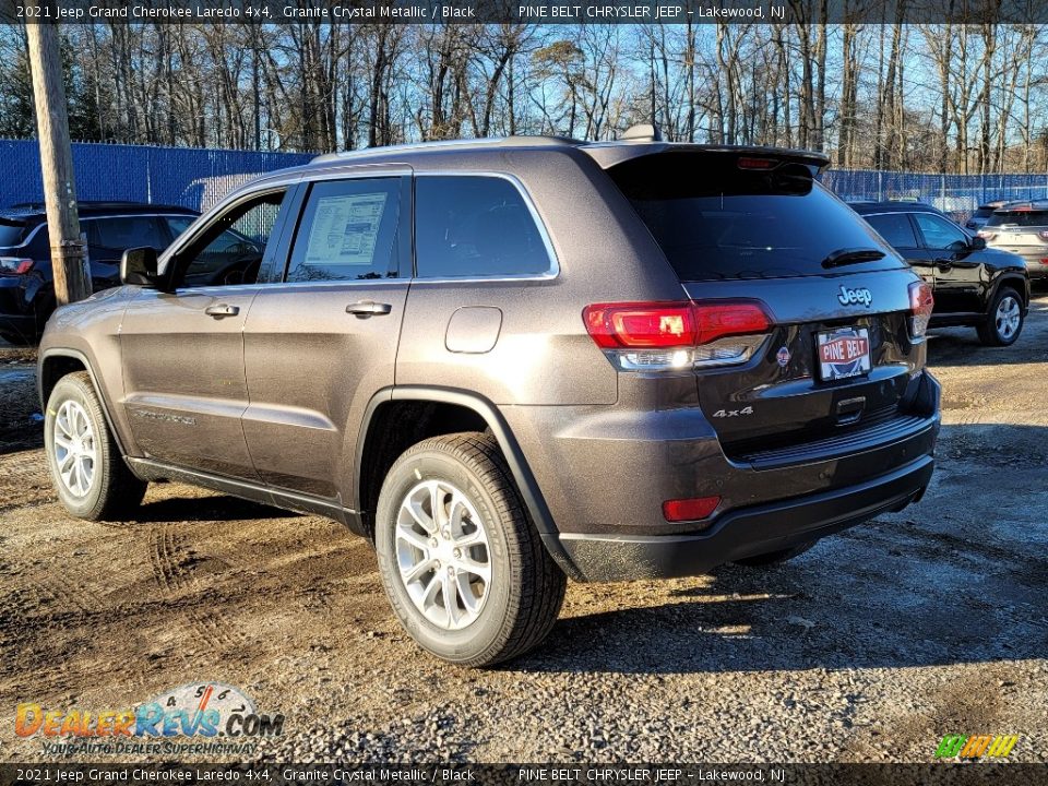 2021 Jeep Grand Cherokee Laredo 4x4 Granite Crystal Metallic / Black Photo #6