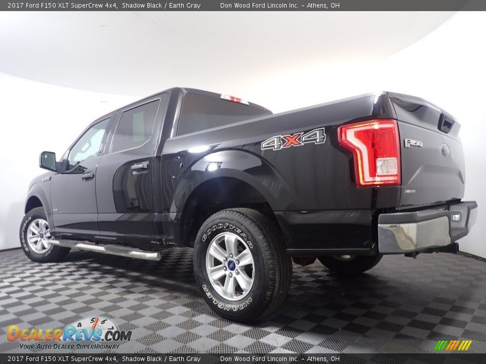 2017 Ford F150 XLT SuperCrew 4x4 Shadow Black / Earth Gray Photo #11