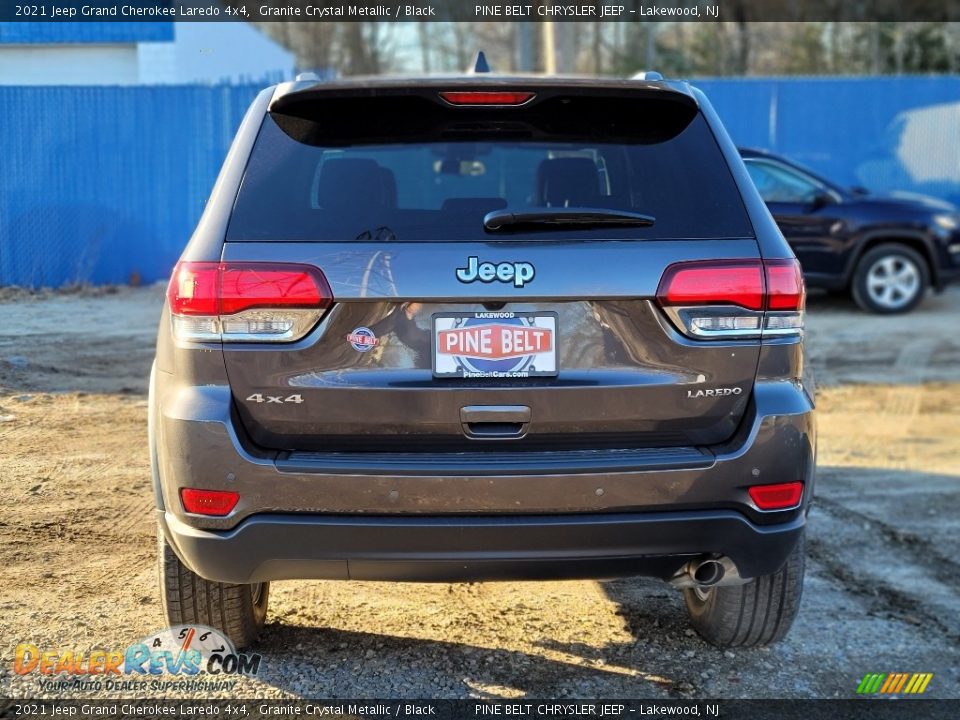 2021 Jeep Grand Cherokee Laredo 4x4 Granite Crystal Metallic / Black Photo #7