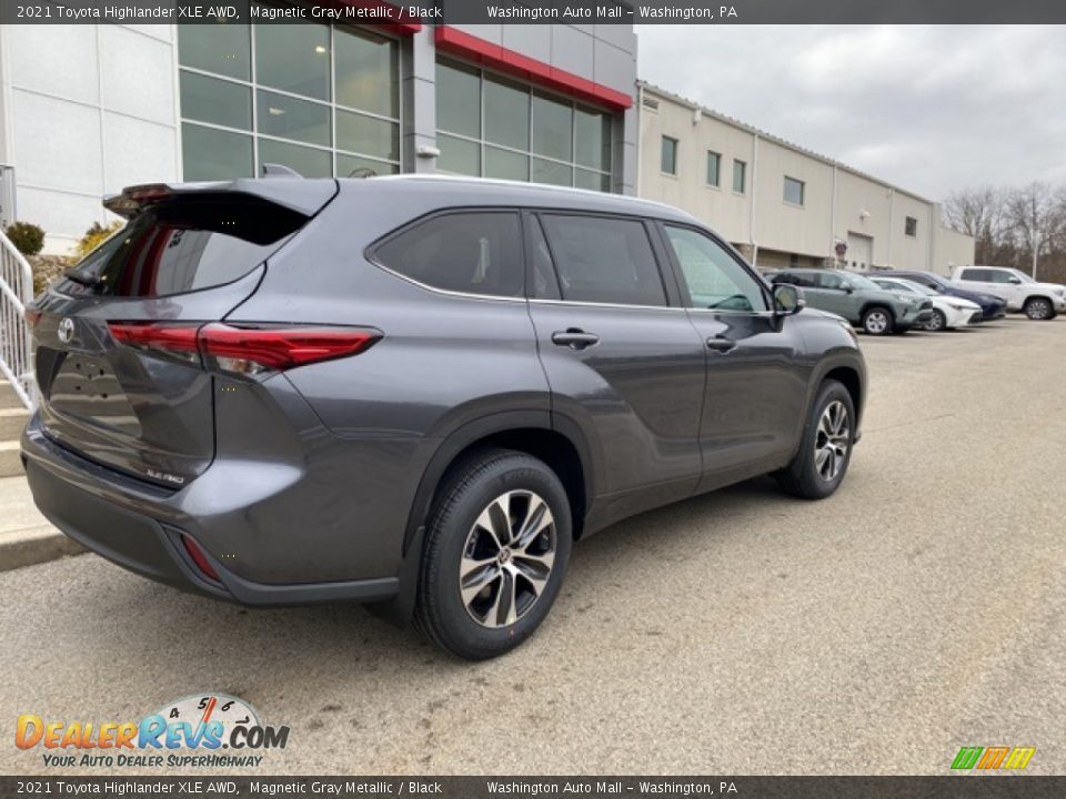 2021 Toyota Highlander XLE AWD Magnetic Gray Metallic / Black Photo #15