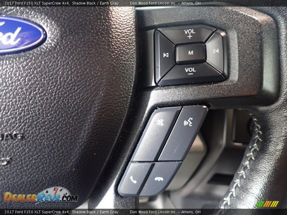 2017 Ford F150 XLT SuperCrew 4x4 Shadow Black / Earth Gray Photo #31