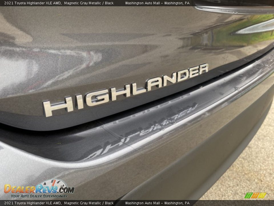 2021 Toyota Highlander XLE AWD Magnetic Gray Metallic / Black Photo #26