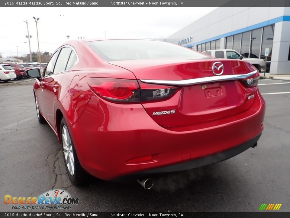 2016 Mazda Mazda6 Sport Soul Red Metallic / Sand Photo #5