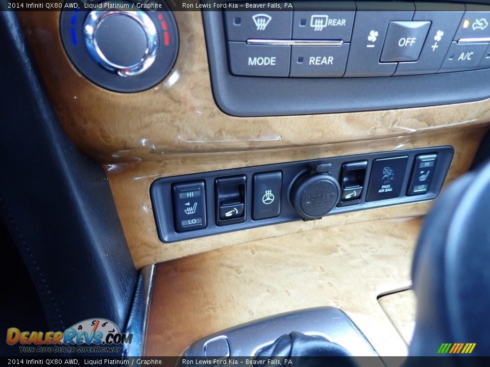 2014 Infiniti QX80 AWD Liquid Platinum / Graphite Photo #20