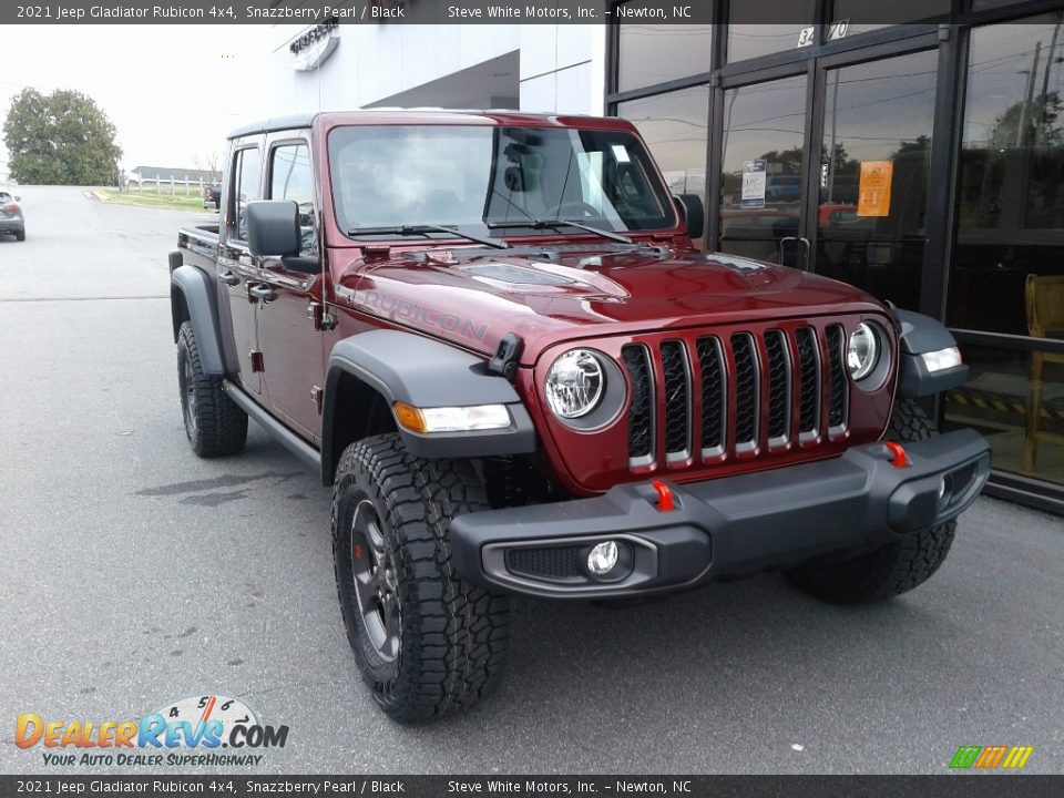 2021 Jeep Gladiator Rubicon 4x4 Snazzberry Pearl / Black Photo #4