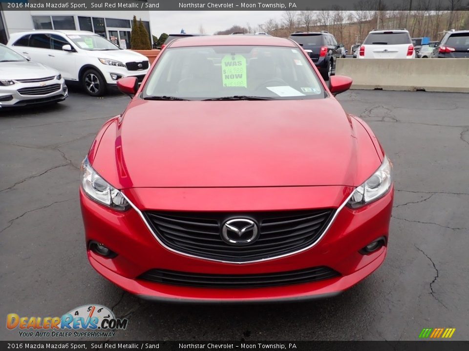 2016 Mazda Mazda6 Sport Soul Red Metallic / Sand Photo #12