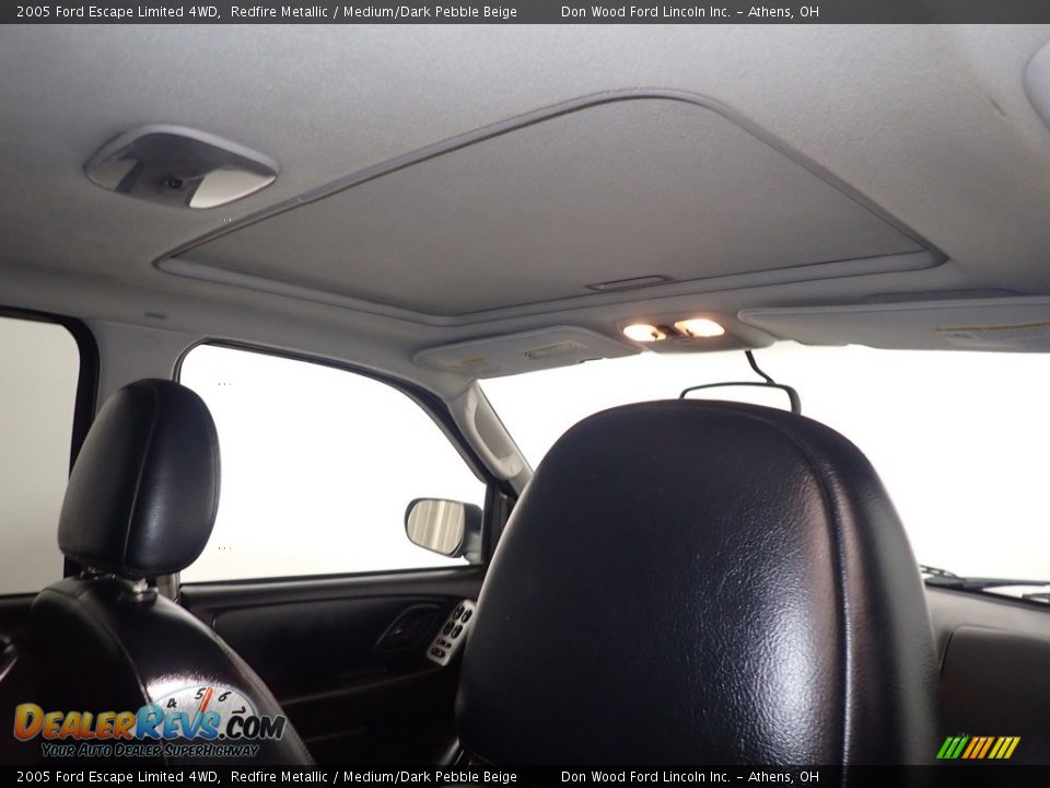 2005 Ford Escape Limited 4WD Redfire Metallic / Medium/Dark Pebble Beige Photo #2