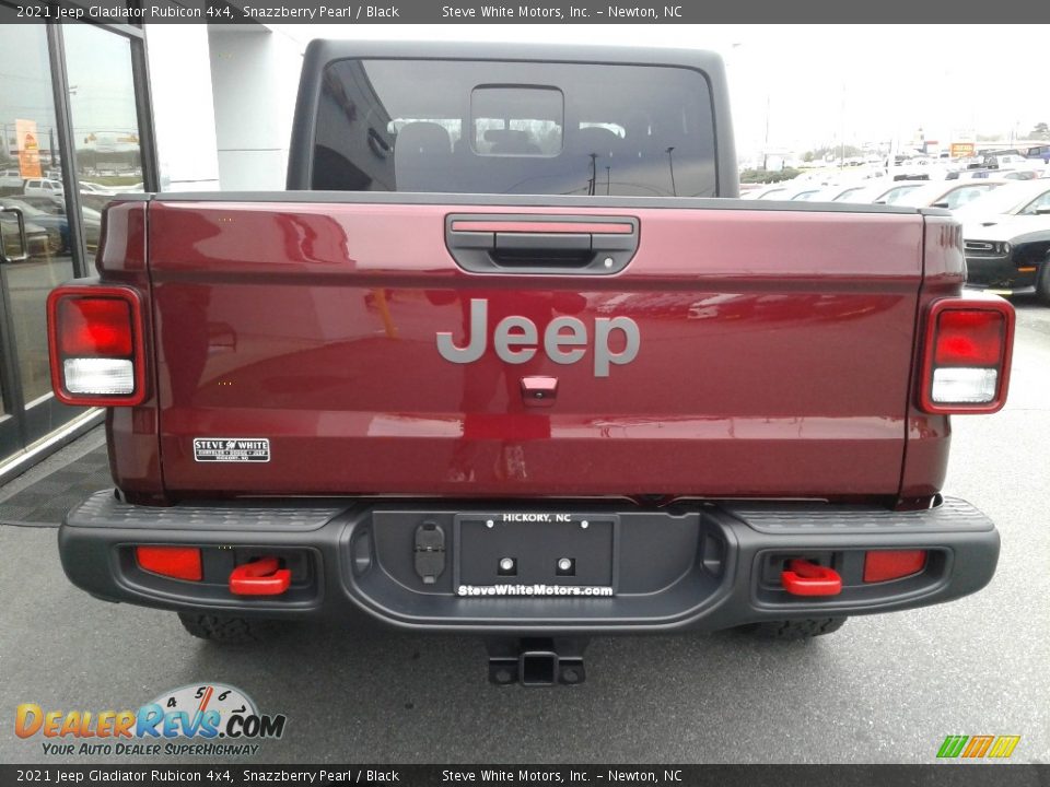 2021 Jeep Gladiator Rubicon 4x4 Snazzberry Pearl / Black Photo #7