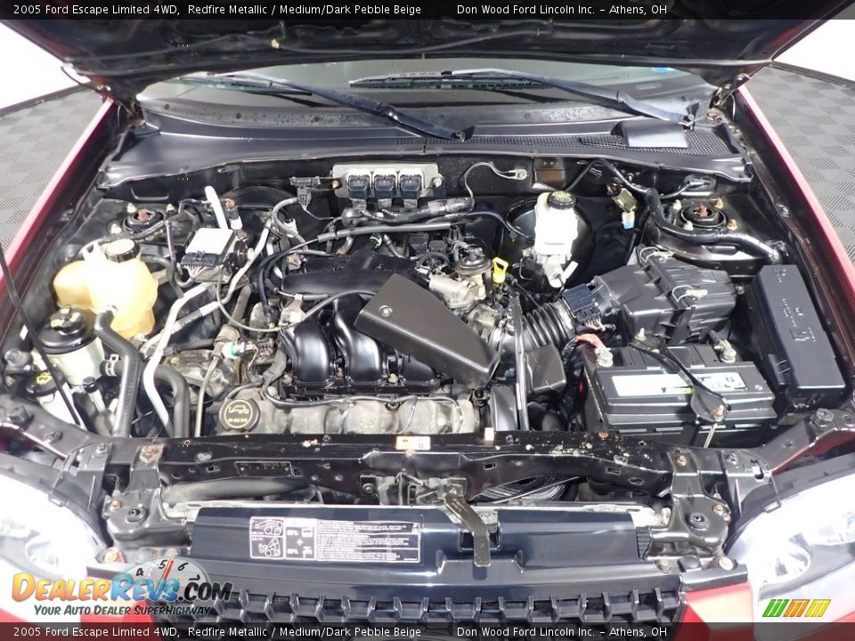 2005 Ford Escape Limited 4WD Redfire Metallic / Medium/Dark Pebble Beige Photo #8