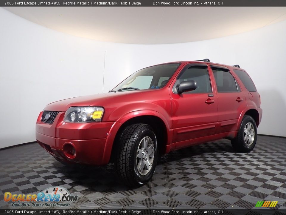 2005 Ford Escape Limited 4WD Redfire Metallic / Medium/Dark Pebble Beige Photo #9