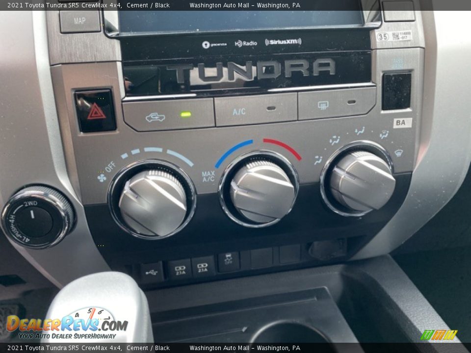 Controls of 2021 Toyota Tundra SR5 CrewMax 4x4 Photo #15