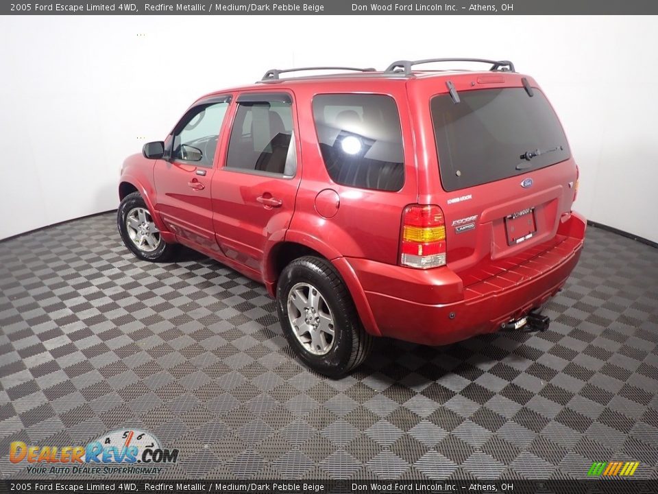 2005 Ford Escape Limited 4WD Redfire Metallic / Medium/Dark Pebble Beige Photo #13
