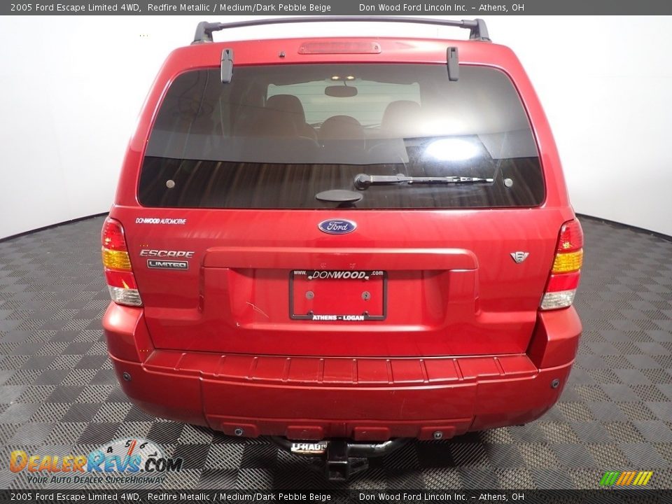 2005 Ford Escape Limited 4WD Redfire Metallic / Medium/Dark Pebble Beige Photo #14