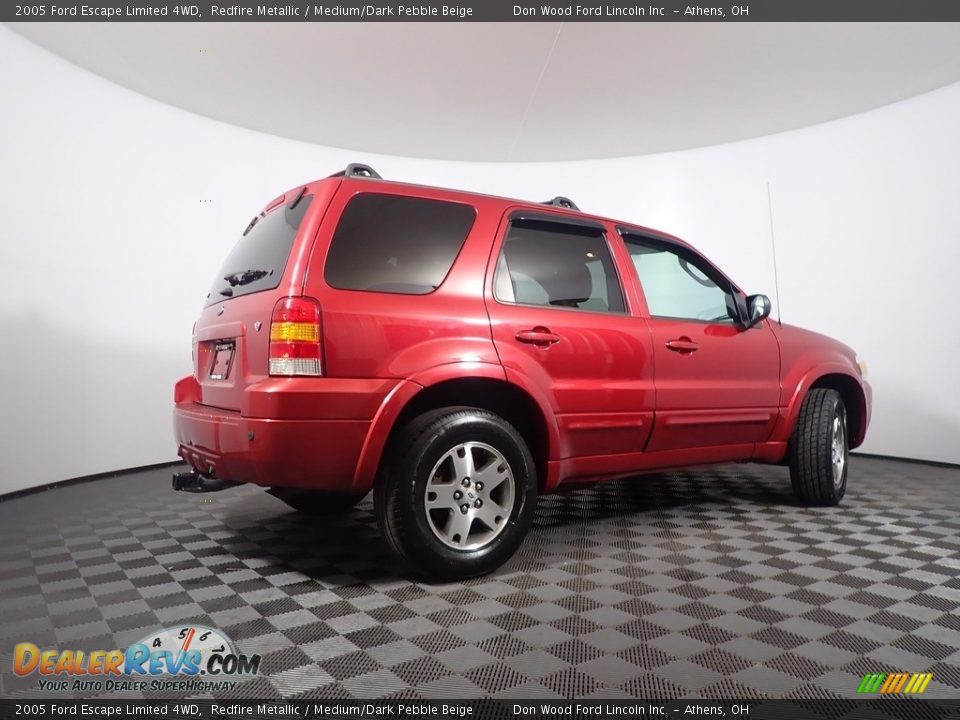 2005 Ford Escape Limited 4WD Redfire Metallic / Medium/Dark Pebble Beige Photo #17