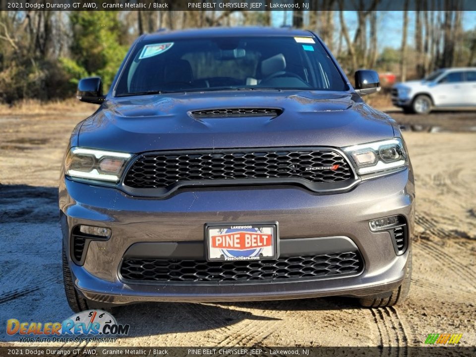 2021 Dodge Durango GT AWD Granite Metallic / Black Photo #3