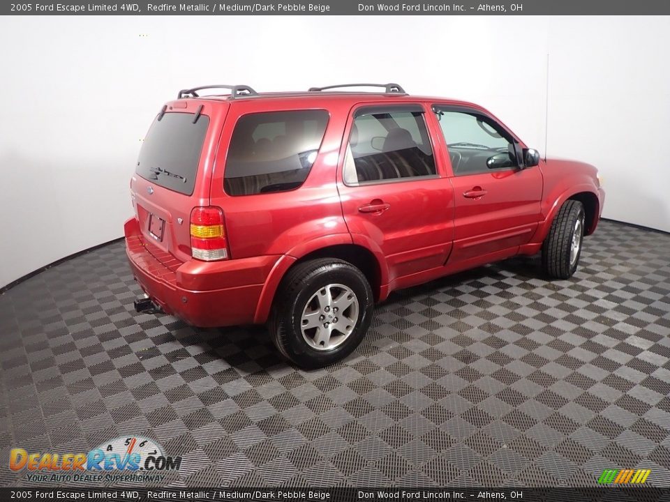 2005 Ford Escape Limited 4WD Redfire Metallic / Medium/Dark Pebble Beige Photo #18
