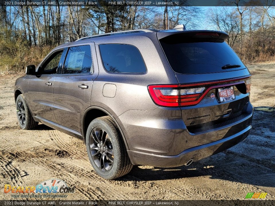 2021 Dodge Durango GT AWD Granite Metallic / Black Photo #6