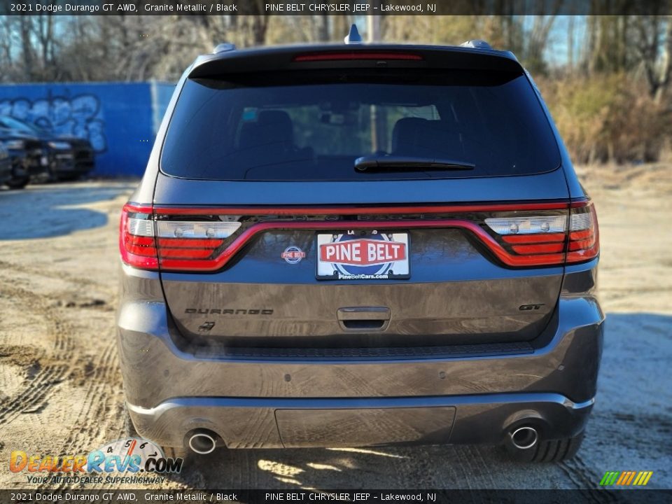 2021 Dodge Durango GT AWD Granite Metallic / Black Photo #7