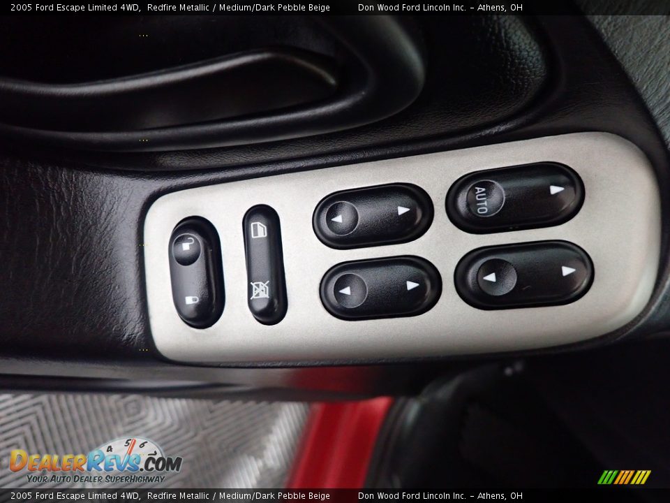 2005 Ford Escape Limited 4WD Redfire Metallic / Medium/Dark Pebble Beige Photo #23