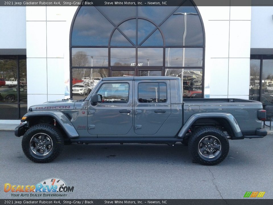 2021 Jeep Gladiator Rubicon 4x4 Sting-Gray / Black Photo #1