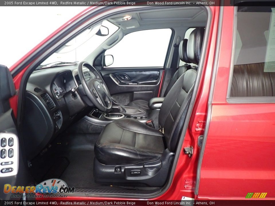 2005 Ford Escape Limited 4WD Redfire Metallic / Medium/Dark Pebble Beige Photo #24