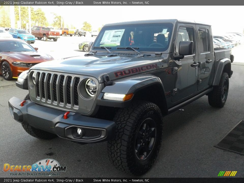 2021 Jeep Gladiator Rubicon 4x4 Sting-Gray / Black Photo #2