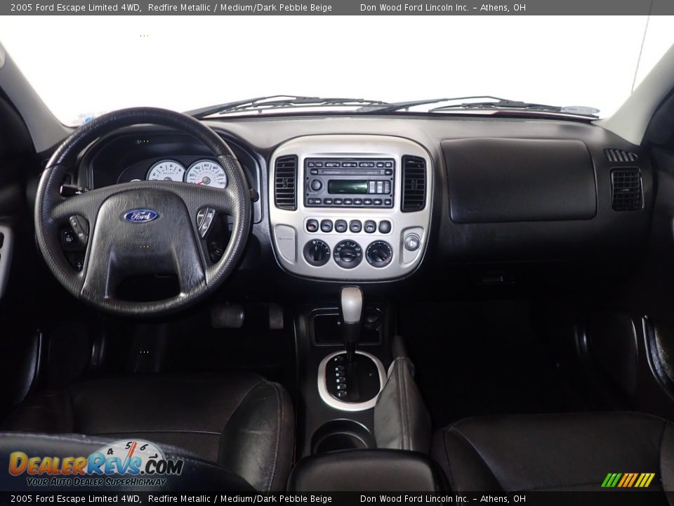 2005 Ford Escape Limited 4WD Redfire Metallic / Medium/Dark Pebble Beige Photo #26