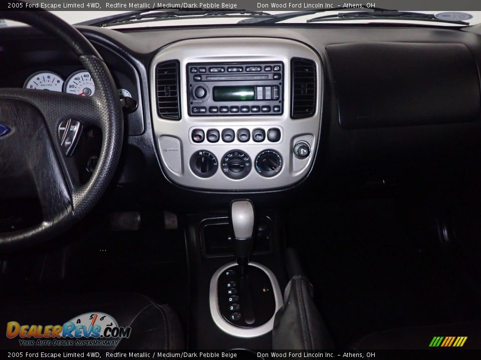 2005 Ford Escape Limited 4WD Redfire Metallic / Medium/Dark Pebble Beige Photo #27