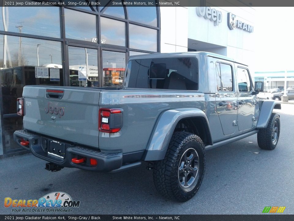 2021 Jeep Gladiator Rubicon 4x4 Sting-Gray / Black Photo #6