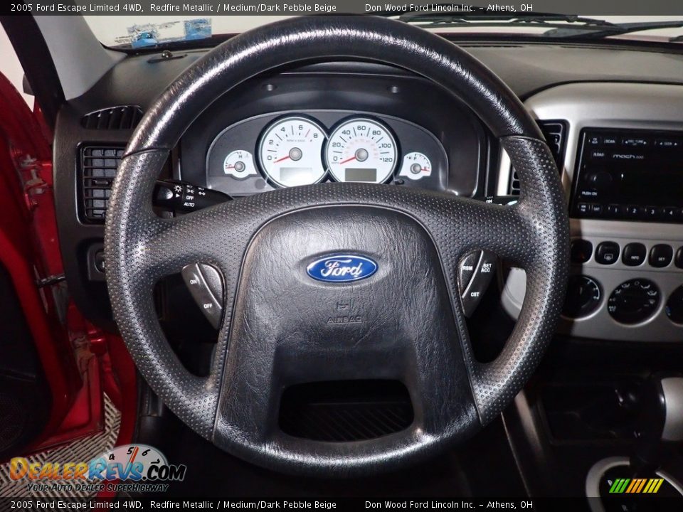 2005 Ford Escape Limited 4WD Redfire Metallic / Medium/Dark Pebble Beige Photo #29